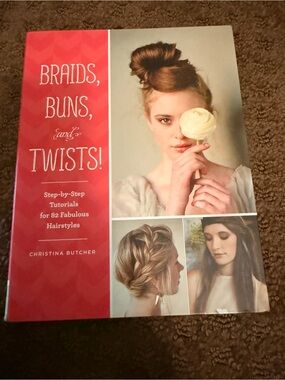 Braids, Buns, and Twists! - Women's Hair Styling Book - Pink Cover
